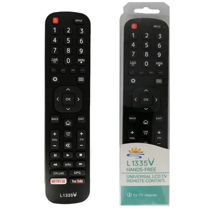 Factory Price Hot Sale Universal IR Remote Control TV Control Remote L1335V For HISENSE LCD/LED TV Remote With YouTube Function