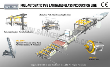 PVB Bullet-Proof Laminated Glass Production Line