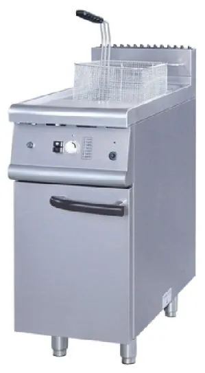 Gas fryer, 1-tank & 1-basket, 20liter