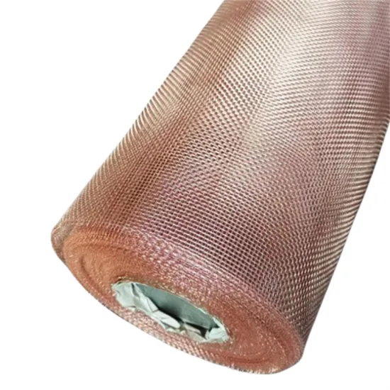Red Copper Wire Mesh for Electronic Signal Shielding