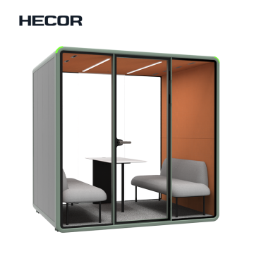 Cabine de conferência profissional para 4 pessoas