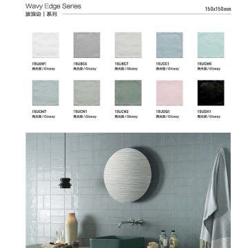 White Glossy 4X4 Kitchen and Bathroom Ceramic Wall Tile - Made in China