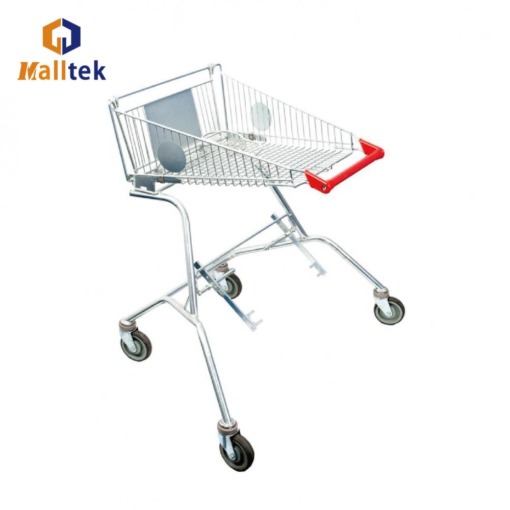 Supermarket Disabled People Shopping Trolley