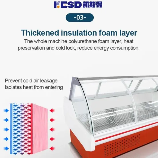 Supermarket Shop Meat Showcase Refrigerator Refrigerated Display Cabinets Used Corner