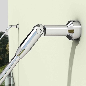 Stainless steel glass awning accessories connector bracket