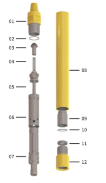 Búa DTH áp suất cao GD30A-3inch