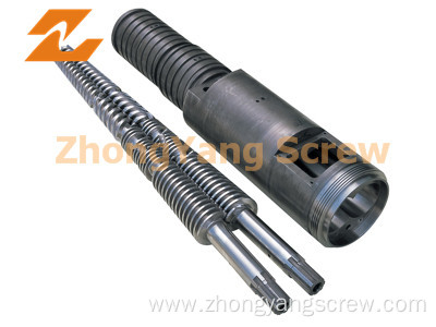 Twin Conical Screw Barrel Extruder Screw Barrel Bimetallic Screw Barrel