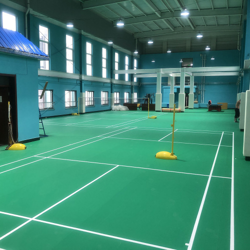 snake skin surface flooring for badminton