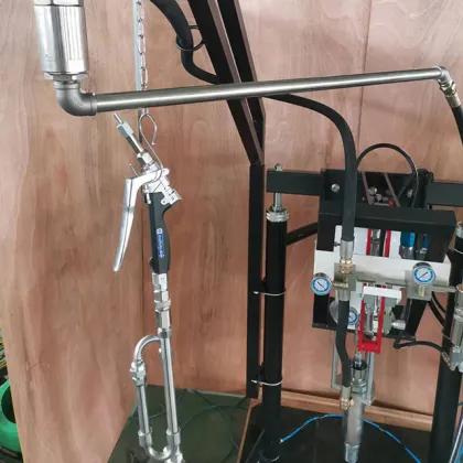 Pneumatic High Efficiency Double Group Sealant Extruder