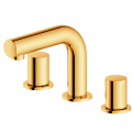 Two Handle Chrome Brass Bathroom Faucets 3 Hole