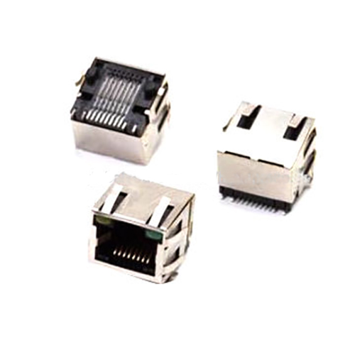 RJ45 ENTRADA LATERAL SMT JACK CON LED