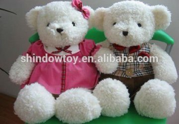 dressing plush toy teddy bear