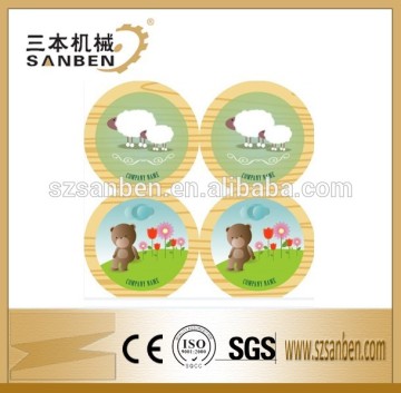 Lovely cartoon sticker,self adhesive label sticker,kids promotional cartoon label