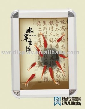 snap frame, 32mm aluminum round corner