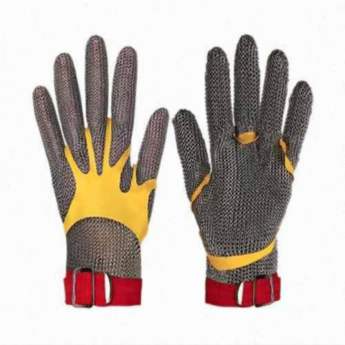 Stainless steel safety mesh gloves