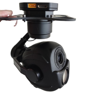 Hochdefinition SIP10G619 Kamera: 10x optisches Zoom, 640x512 Wärmebildgebung, Dual-Light-System, 3-Achsen-stabilisiertes Gimbal mit IP-Ausgang