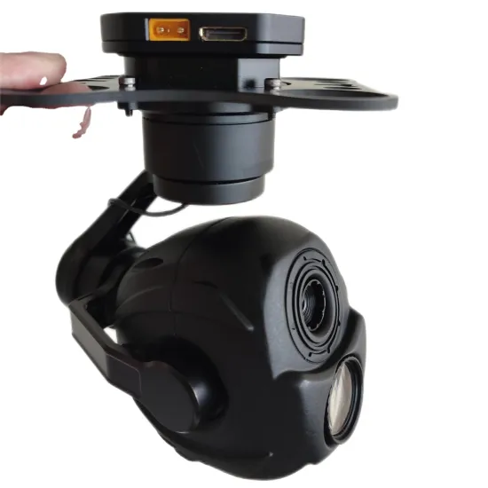 High-Definition SIP10G619 Camera: 10x Optical Zoom, 640x512 Thermal Imaging, Dual Light System, 3-Axis Stabilized Gimbal with IP Output