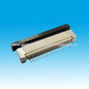 0.5mm Pitch FPC Connectors, 24-way, SMT Standard, Upon/Bottom Contact Style, Tin-plated
