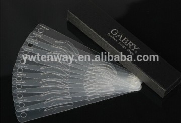 Hot selling High Quality 12 Designs Eyebrow Tattoo Stencils