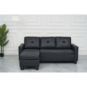 Modern European Style Leather L Shape Sofa