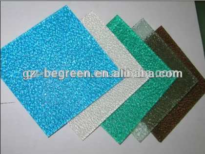 100% bayer makrolon uv coating soundproof polycarbonate sheet