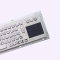タッチパッド付き防水IP65スチールキーボード