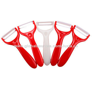 PP Handle Ceramic Blade Potato Slicer with Sharp Edge, Rust-proof
