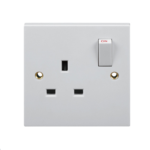 Bij serie 1x13a wandschakelaars socket