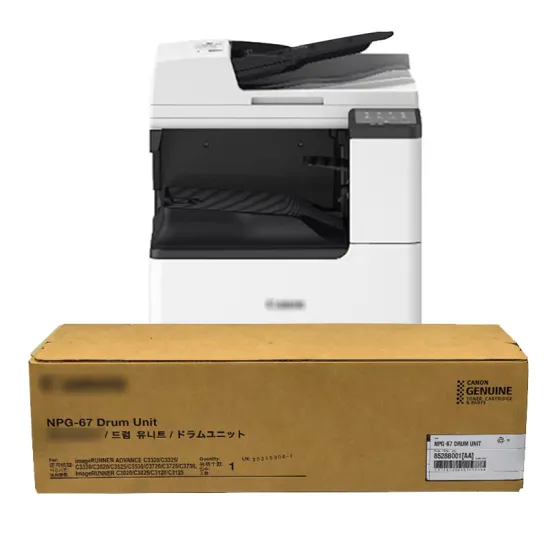 Canon Original Drum Unit GPR-53 & C-EXV49 Compatible for Models C3320, C3325, C3330, C3020, 3530, C3525, 3520, 3120, C3720, 3730 - 100% New