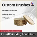耐久性に優れた工業用バフホイールブラシ