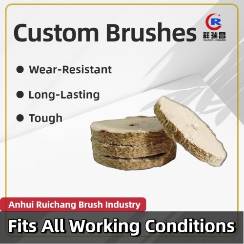耐久性に優れた工業用バフホイールブラシ