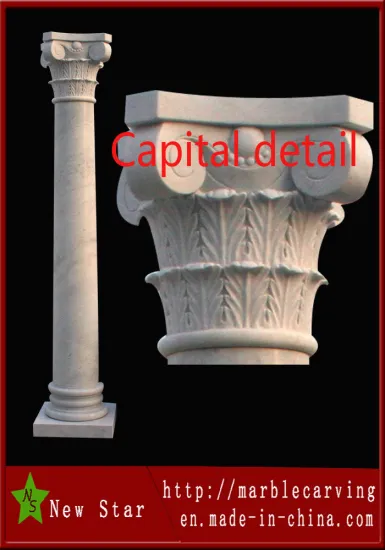 Marble Pillar and Outdoor Roman Column
