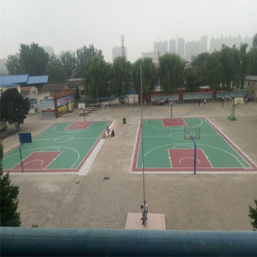 Lapangan basket bergulir lantai