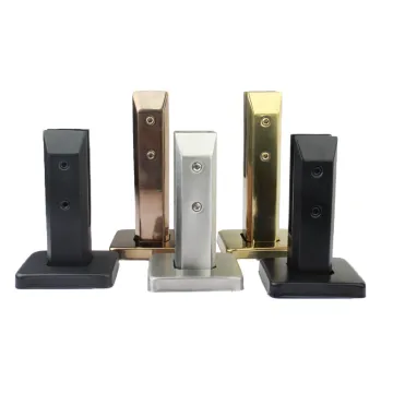 Stainless Steel Mirror Finish Clamps for Heavy Duty Core Holes: Ideal for Swimming Pool Glass Fences and Spigots