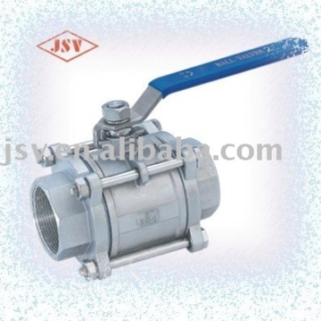 3pc API Stainless Steel Ball Valve