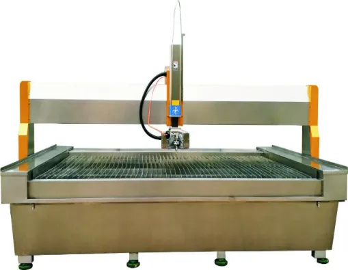 PEG-1530 Water Jet Cutting Machine With Water Control For Granite Steel Marble Stone Waterjet  Cutting