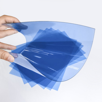 Transparent PET Blue Sheet