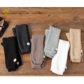 Lindas leggings cortadas florais com forro de lã