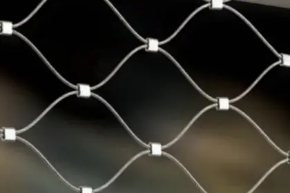 stainless steel cable mesh rhombus mesh