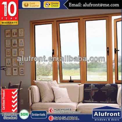 Top Quality Europe Designed Aluminum And Wood Clad Windows Doors Series in China