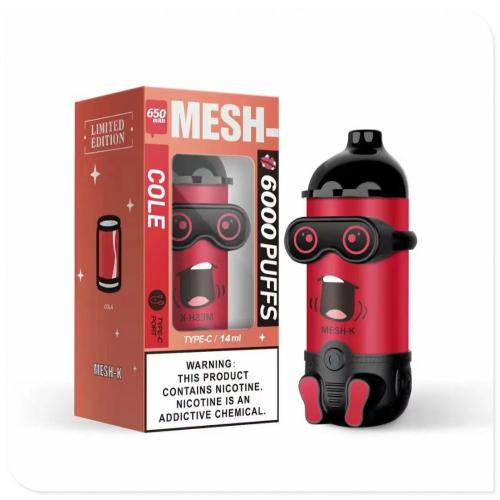 Mesh-X Mesh-K 6000 Puffs Lade-Einweg-Vape