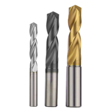 Tungsten Carbide High Speed Steel Straight Parallel Shank Twist Drill Bits 4241 4341 6542 9342 M2 M35 Cobalt Coated