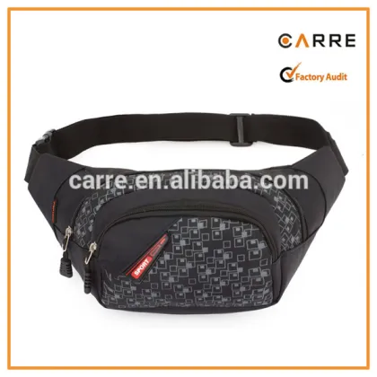 custom waterproof bum bag for men