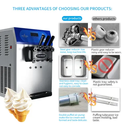 Suave Soft Serve Ice Cream Machine 36 Liter GQ-36ETB
