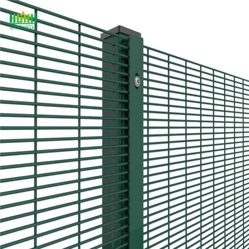 Welded mesh security fences