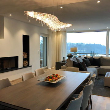 Modern Home Crystal Kroonluchter Hanglamp voor fabrieksverlichting en decoratie
