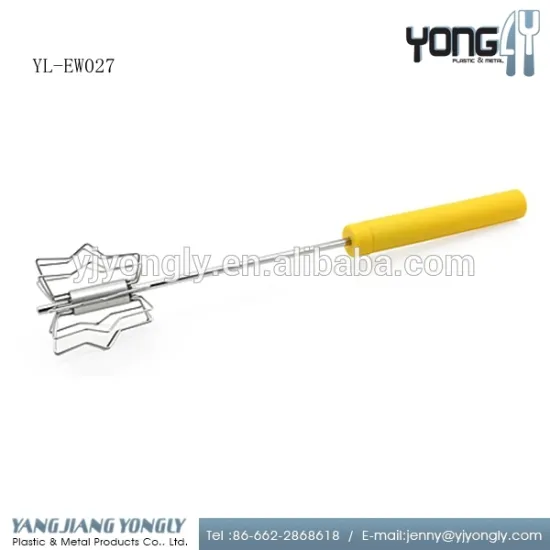 new design manual food safty stainless steel egg beater