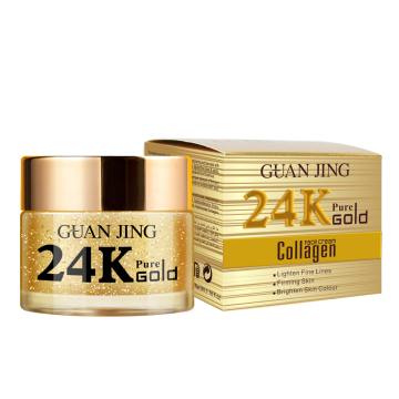 24k Gold Collagen Day Night Cream: Anti-Aging, Wrinkle Reduction & Skin Lightening Moisturizer for Women