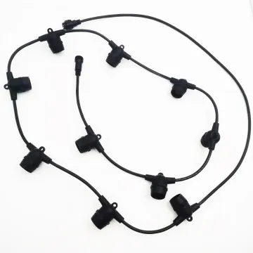 0.75 IP65 Connectable PVC E27 Vintage Patio Lamp String Light