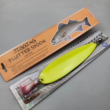 OEM 304 Stainless Steel Heavy Metal Flutter Spoon Blade for Fishing Lures